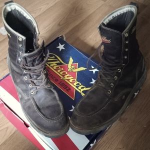 Size 11.5 thorgood flyaway 8" boots